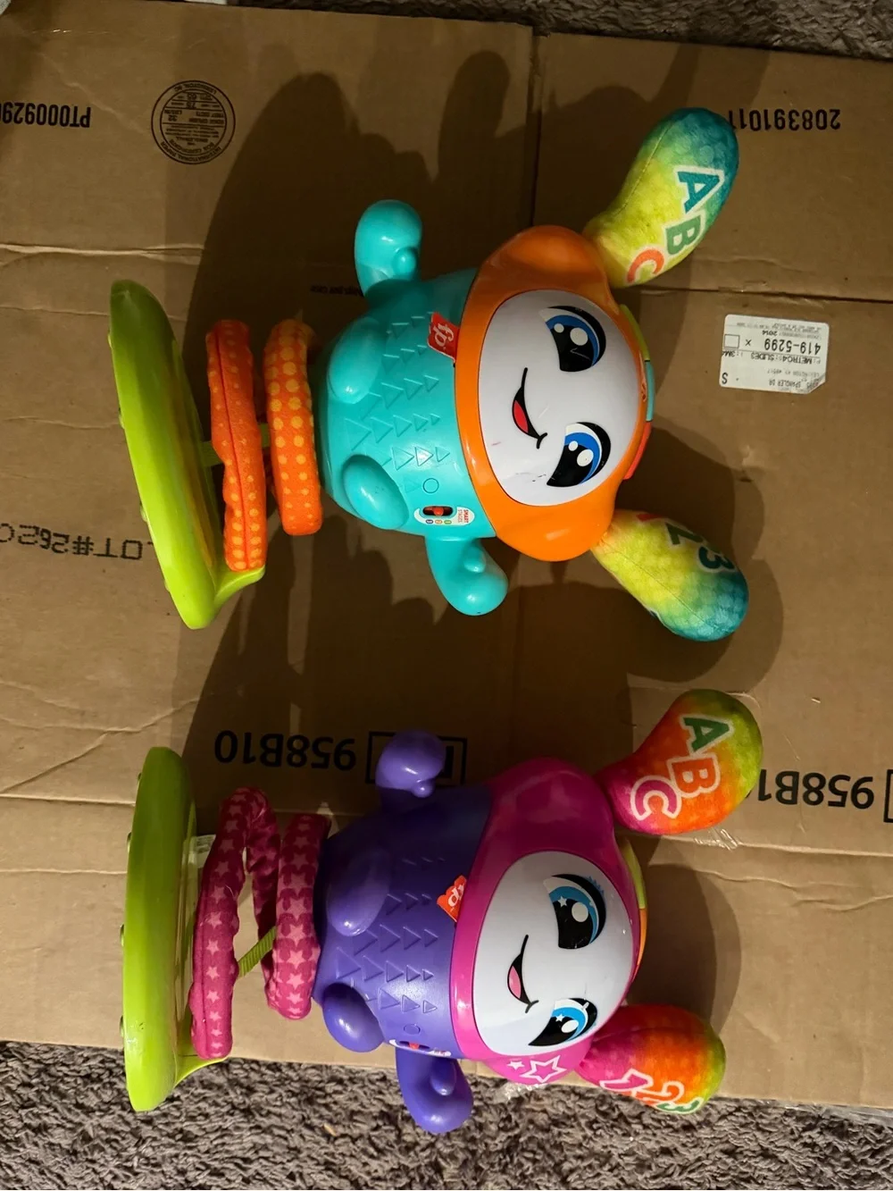 Fisher-Price Turquoise & Orange Interactive Baby Toy